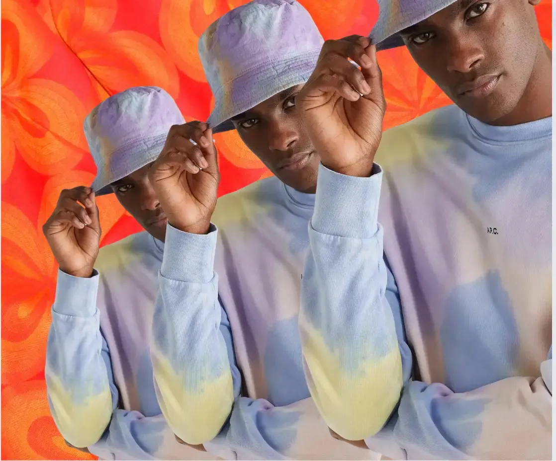 The Curated Man: Bucket Hats Tie-Dyed By Awesome Brands