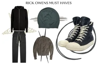 The Curated Man: Rick Owens Must Haves